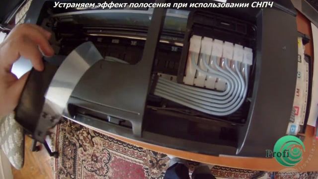 Устранение полос при печати на СНПЧ. Часть 1 смотреть онлайн