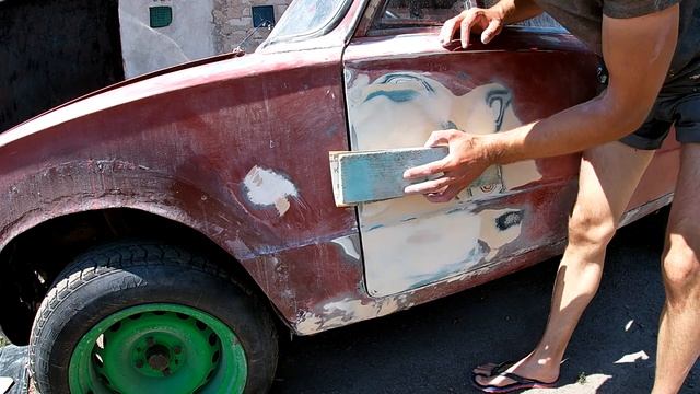 Перетираем шпаклевку на авто - перед нанесением грунтовки. Как правильно и чем перетирать шпаклевку смотреть онлайн