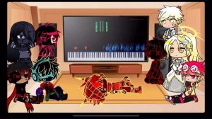 My Ocs react to Rush E 2!| Gacha Club