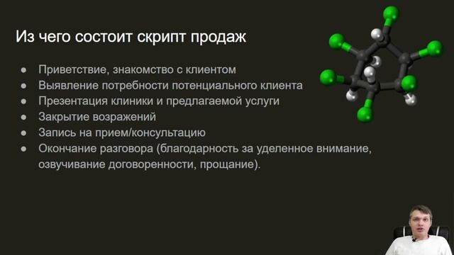 Скрипт продаж - инструмент администратора в клинике или менеджера по продажам смотреть онлайн