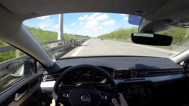 190hp TDI MAX Speed Test GPS TOP Speed - VW PASSAT B8 2018 смотреть онлайн