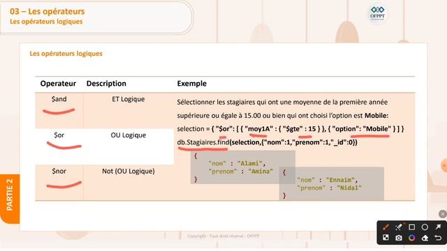 3. MongoDB: Les Opérateurs de Comparaison, Logique, in, nin, exists смотреть онлайн