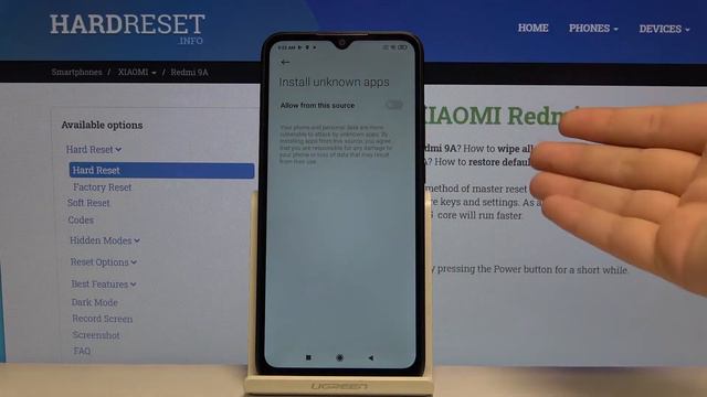 How to Allow Unknown Sources in Xiaomi Redmi 9A – Install Apps from Unknown Sources смотреть онлайн