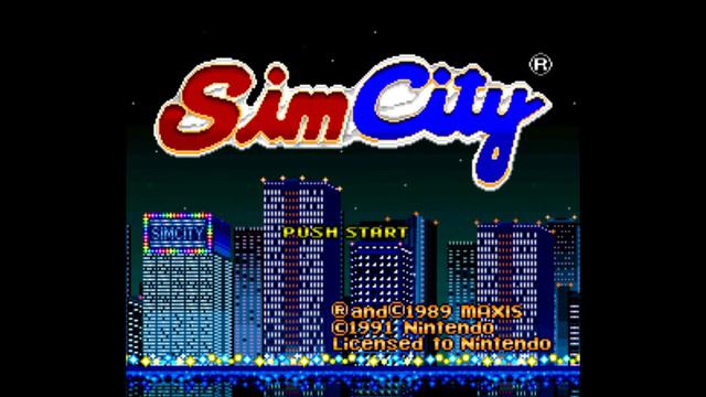 Sim City (SNES) - 1. Title (1080p HD) смотреть онлайн
