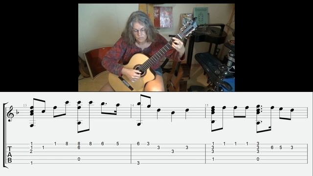 Let the days go by (Пусть дни проходят) - Maya Kristalinka (Майя Кристалинкская), with tabs/slices смотреть онлайн