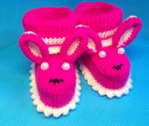 Вязание спицами ПИНЕТКИ -ЗАЙЧИКИ #32