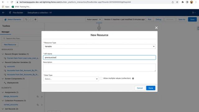 20 | Screen Flow Scenario - Deduplicate a collection variable | Remove duplicates from a collection смотреть онлайн