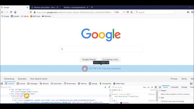 Py#11 Python Scripting - Open Google and click "DO THE 5. Stop Corona" - Tamil Cloudguy - In Tamil смотреть онлайн