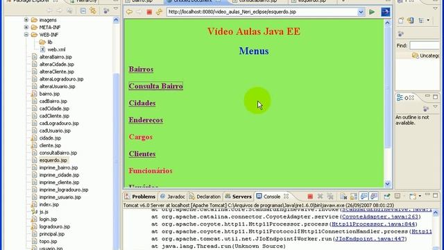 aula 141 java ee Ajustes Finais do projeto no Eclipse смотреть онлайн