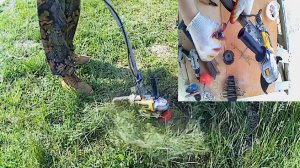 Самодельная электрическая косилка из БолгаркиЭлектро косилка своими руками.