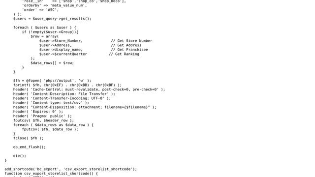 Wordpress: Export User Info to CSV from Front End смотреть онлайн