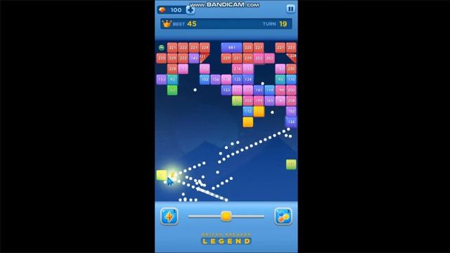 Bricks Breaker Legend RAPID Gameplay (Score 40) смотреть онлайн