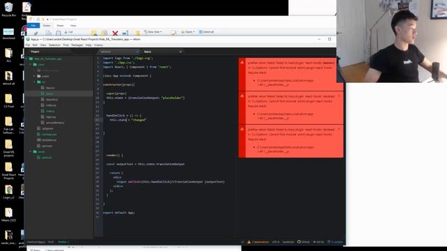 Let's Make a ML Translation Website #3 Frontend Setup & React Hello World #roadmapedia смотреть онлайн