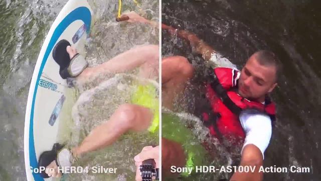 Сравнение камер GoPro 4 Silver и Sony Action Cam 100