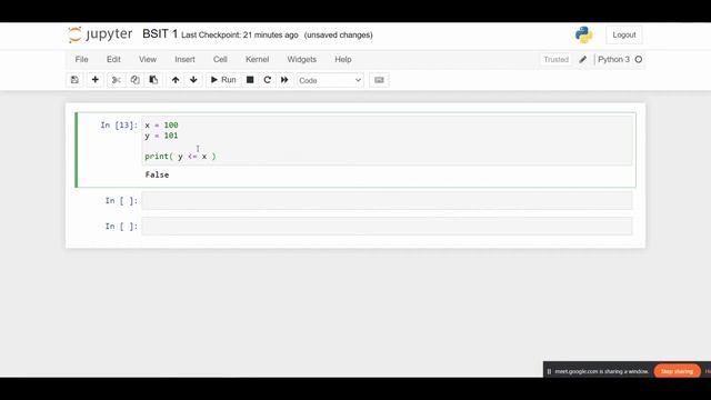 Chapter 3 Input function, Conditional Statements, Boolean Operators and Comparisons смотреть онлайн