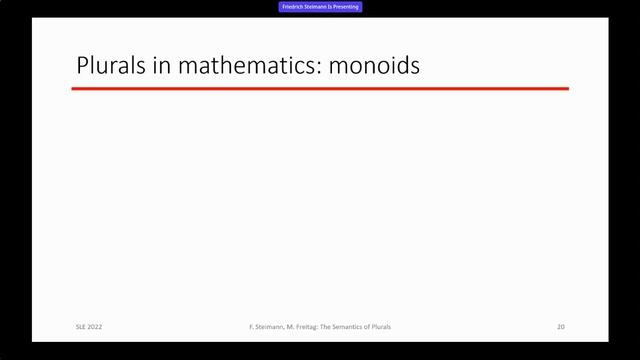 [SLE] The Semantics of Plurals смотреть онлайн