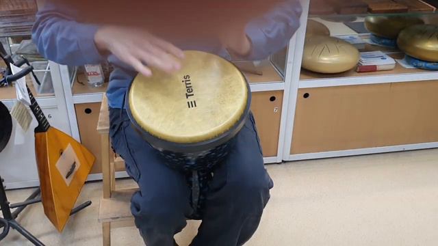 Джембе пластиковый 10" Terris смотреть онлайн