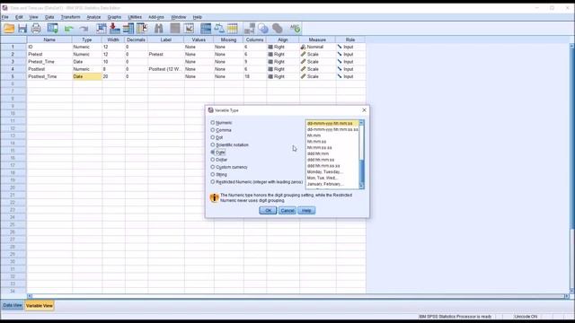 Calculating Date and Time Differences in SPSS смотреть онлайн