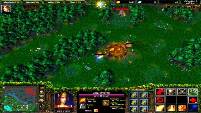 LINA VS LION (Laguna Blade vs Finger of Death) spells fight | spells vs spells смотреть онлайн