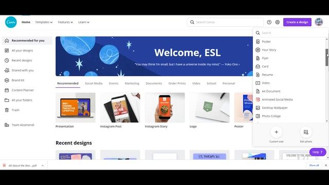 Canva Tutorial for Teachers - How to Make a Worksheet on Canva смотреть онлайн