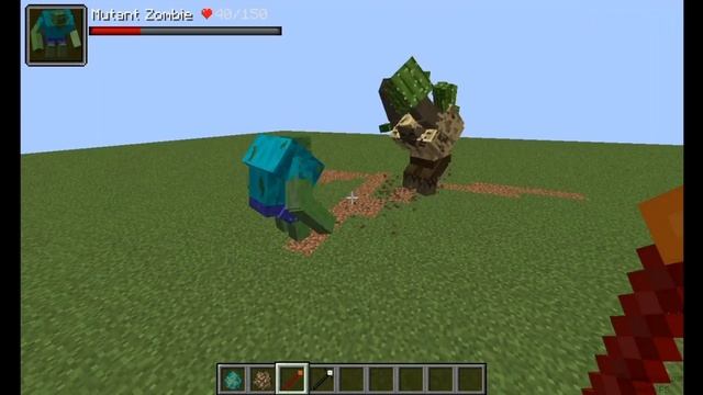 Mutant Zombie (Mutant Beasts) vs Mutant Husk (Mutant More) | Minecraft Mob Battle смотреть онлайн