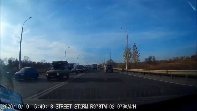 Уфа, ул. Перспективная- пробка смотреть онлайн