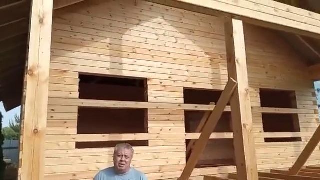 Одноэтажный дом 8х13 из бруса – отзыв владельца смотреть онлайн