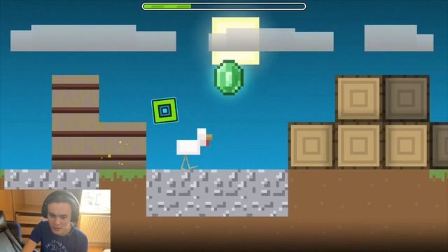 BEST MINECRAFT LEVEL EVER!!! Geometry dash - Minecraft by EvilAnvil смотреть онлайн