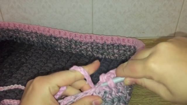 Что связать из остатков пряжи/Корзинка-Лежанка для питомца ЗА 2 ЧАСА!!!/МАСТЕР КЛАСС смотреть онлайн