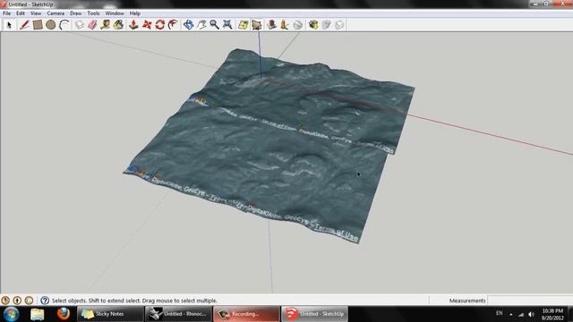 Topography From Google Earth