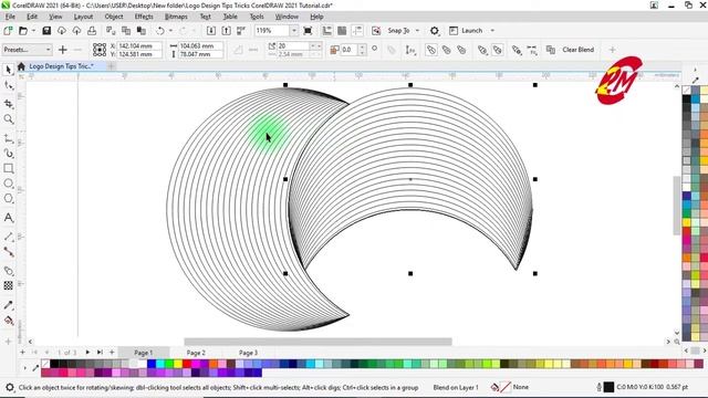 Logo Design | Tips & Tricks | CorelDRAW 2021 Tutorial смотреть онлайн