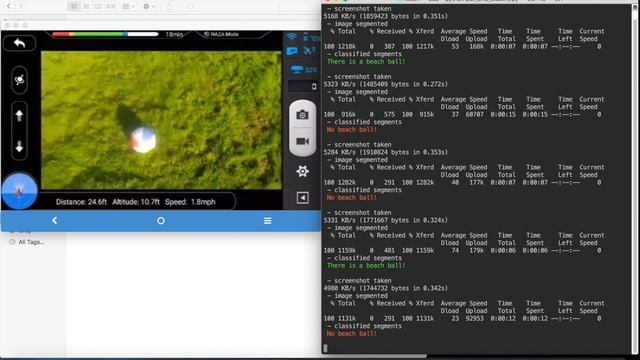 Recon drone beach ball detection with IBM Watson Visual Recognition смотреть онлайн