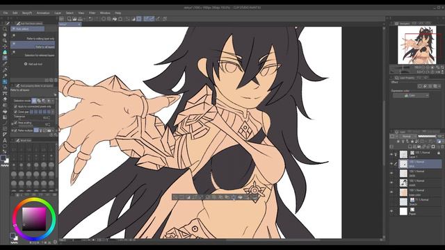 DEHYA: GESHIN IMPACT SPEED - PAINTING 1 HOUR TIME-LAPSE (1080p HD 60 fps) смотреть онлайн
