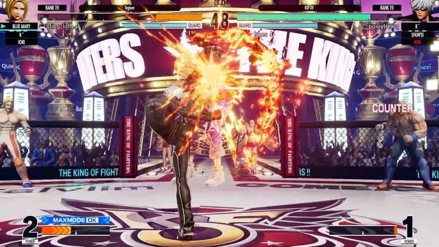 Sting_Lethal (Mary/K'/Iori) vs poiuytrewq (Iori/K'/Shun'El) | Online Rank Match (BO3) | KOF XV смотреть онлайн