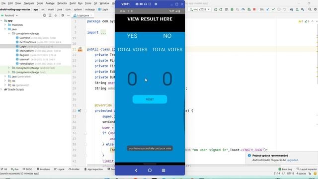 Android Voting Application - Final Year Project | Free Final Year Project | Free Android Project смотреть онлайн