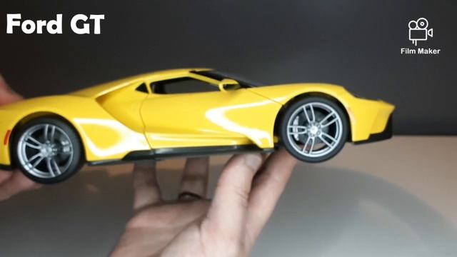 1:18 scale 2017 Ford GT yellow model car unboxing Maisto смотреть онлайн