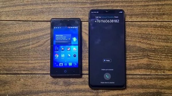 Two ZTE Phone incoming call,ZTE Blade G + ZTE Blade V40 Vita & Alarm Ringing