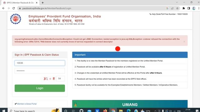 epf passbook & claim status not showing,org.springframework.jdbc.CannotGetJdbc,@SSM Smart Tech смотреть онлайн