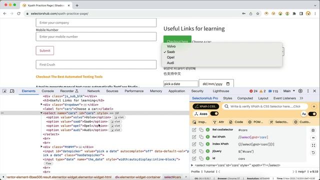 How to inspect Dynamic #Dropdown Elements where Debugger also not working? смотреть онлайн