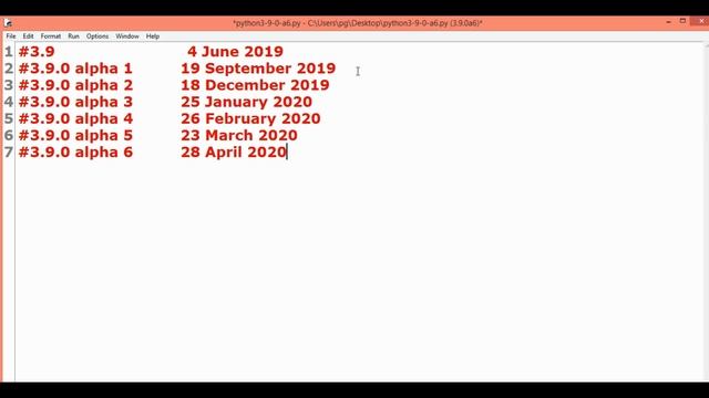 Python Releases: Python 3.9.0 Release Cycle Schedule 2020 - Alpha, Beta, Release Candidate, Final смотреть онлайн
