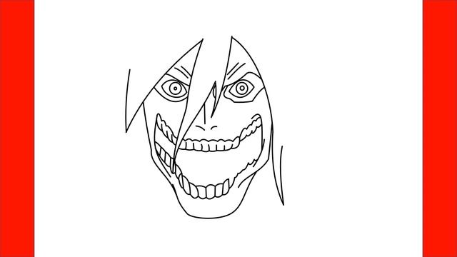 How To Draw Eren Yeager Titan From Attack On Titan - Step By Step Drawing смотреть онлайн