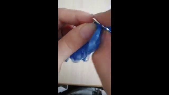 Мастер класс вязание мочалки спицами!!!