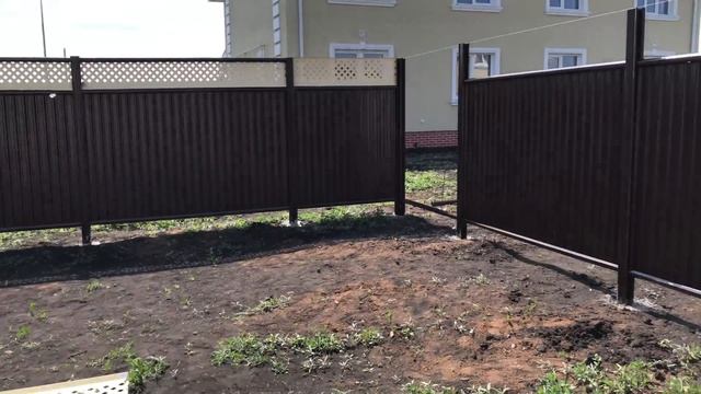 МОДУЛЬНЫЕ ЗАБОРЫ GRANDLINE ПРЕМИУМ ПЛЮС УФА / МОНТАЖ / КАК СДЕЛАТЬ ЗАБОР ИЗ ПРОФНАСТИЛА смотреть онлайн