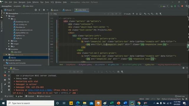 Flask Tutorial #2 - How to download templates from W3 layout and apply on flask смотреть онлайн
