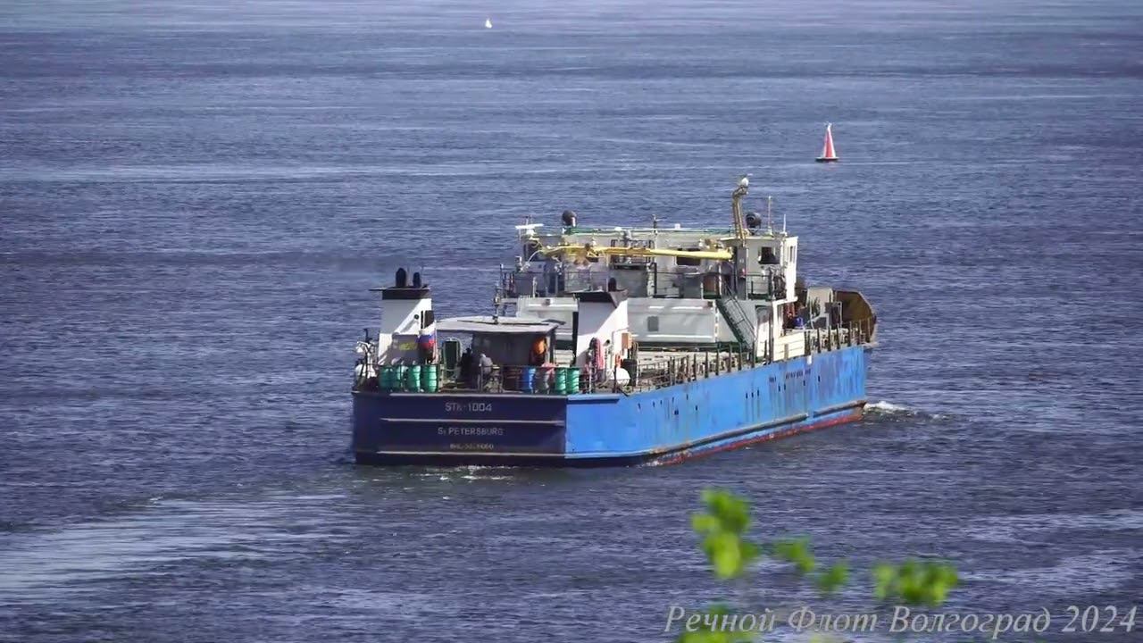Теплоход СТК 1004 на Волге смотреть онлайн