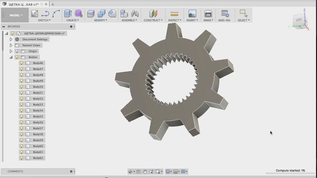 3D печать редуктора PETG пластиком / 3D Printing Of The Reducer By PETG Plastic