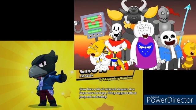 Brawl stars - Story of Undertale (Ai cover Corbac/Crow) смотреть онлайн