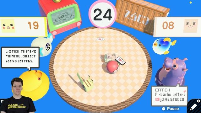 Catching Pikachu's Letters | Game Builder Garage смотреть онлайн