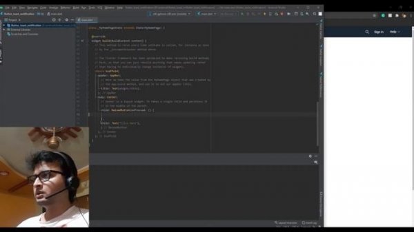 How to show toast message in flutter || Flutter toast message example tutorial for beginners