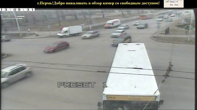 пересечение с трамвайной линией в Перми смотреть онлайн